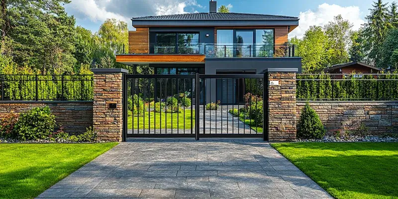 Design-Zäune aus Polen