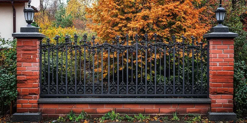 Jak czyścić metalowe ogrodzenie?