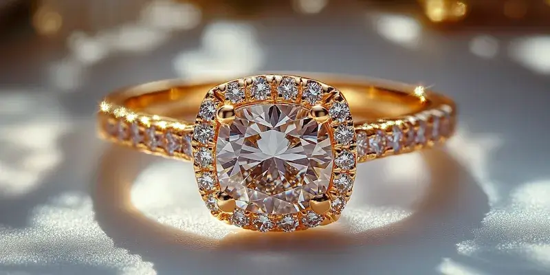 Pierścionek zaręczynowy na której ręce