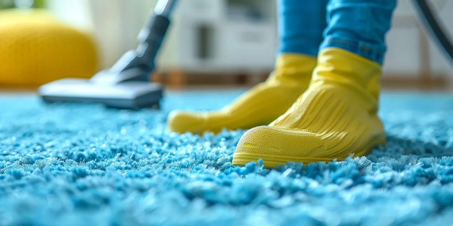 Wszechobecne plamy na wykładzinie biurowej